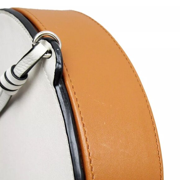 Auth LOEWE Heel Bag Shoulder Bag white leather - Picture 5 of 11